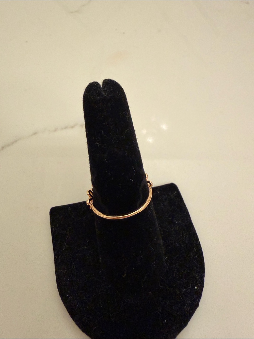 Floral Openwork Gold-Tone Women's Ring Size 10 - Picture 5 of 6